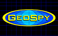 Illustration showing the GeoSpy emblem
