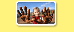 Photo: muddy hands
